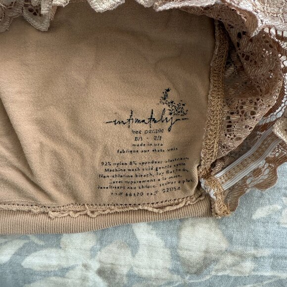Free People Intimately Reversible Bandeau Bra Tan - EUC - Picture 4 of 4